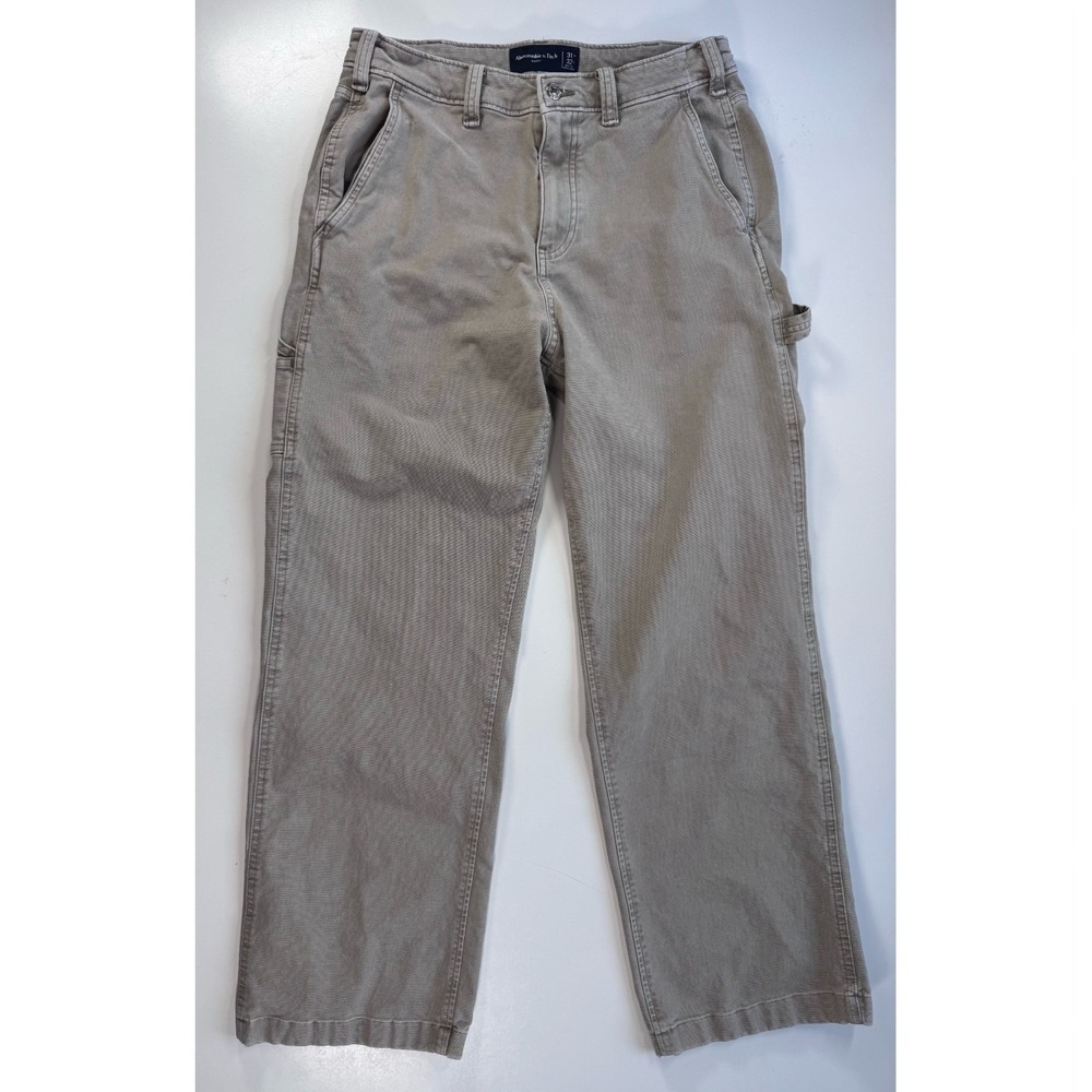 VTG Abercrombie & Fitch Baggy Carpenter Pants Mens Size 31x32 30x29.5 Grunge Y2K